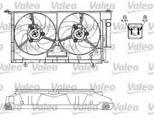 VALEO 696214 Electric Motor, radiator fan